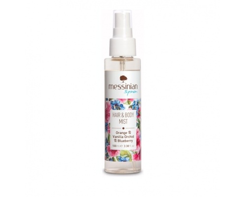 Messinian Spa Hair & Body Mist Οrange-Vanilla-Blueberry Πορτοκάλι-Βανίλια-Μύρτιλο 100ml Messinian Spa Hair & Body Mist Οrange-Vanilla-Blueberry Πορτοκάλι-Βανίλια-Μύρτιλο 100ml