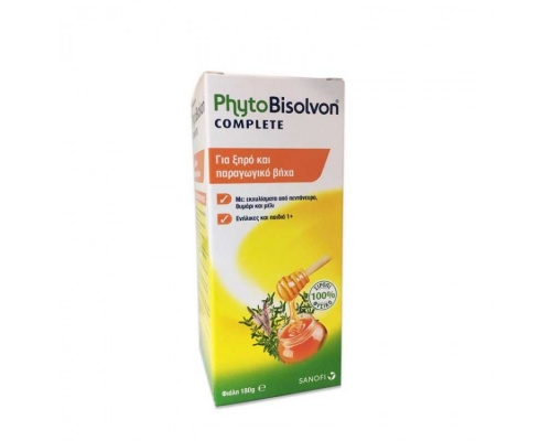 Sanofi PhytoBisolvon Complete Για Ξηρό & Παραγωγικό Βήχα, 180g  