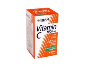 Health Aid Vitamin C 1000mg Με ασερόλα αγριονταφυλλιά ρουτίνη & εσπεριδίνη 60 Ταμπλέτες 
