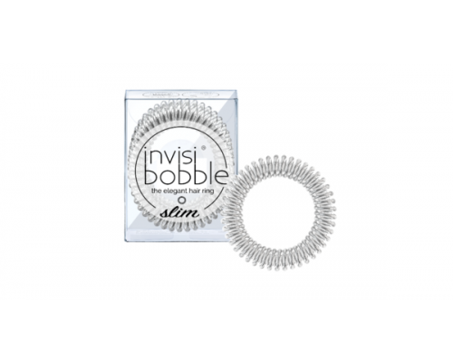 Invisibobble The Elegant Hair Ring Λαστιχάκι Μαλλιών Slim Sweet Chrome 3 τμχ Invisibobble The Elegant Hair Ring Λαστιχάκι Μαλλιών Slim Sweet Chrome 3 τμχ
