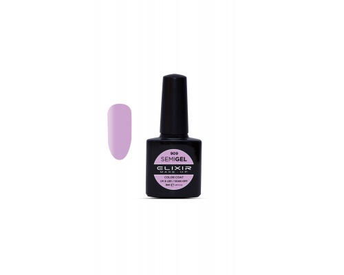 Elixir semigel uv/led, Ημιμόνιμο βερνίκι no909 Periwinkle, 8ml