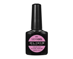 Elixir semigel uv/led, Ημιμόνιμο βερνίκι no911 Cerise,8ml Elixir semigel uv/led, Ημιμόνιμο βερνίκι no911 Cerise,8ml