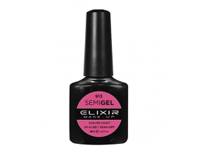 Elixir semigel uv/led, Ημιμόνιμο βερνίκι no913 Magenta, 8ml