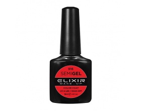 Elixir semigel uv/led, Ημιμόνιμο βερνίκι no916 Ruby, 8ml
