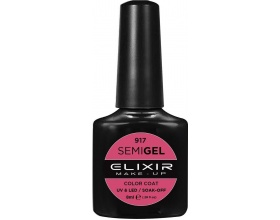 Elixir semigel uv/led, Ημιμόνιμο βερνίκι no917 Indian Red, 8ml