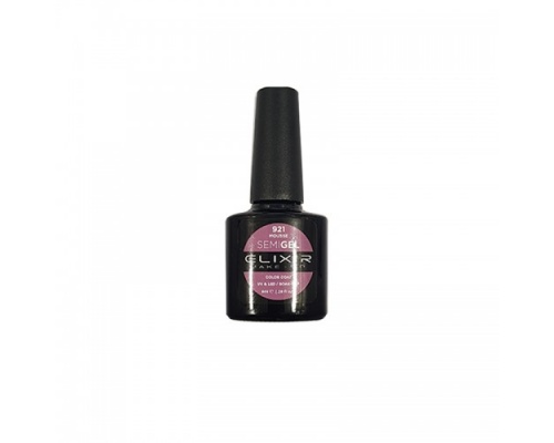 Elixir Semigel uv/led, Ημιμόνιμο βερνίκι no921, Mousse, 8ml
