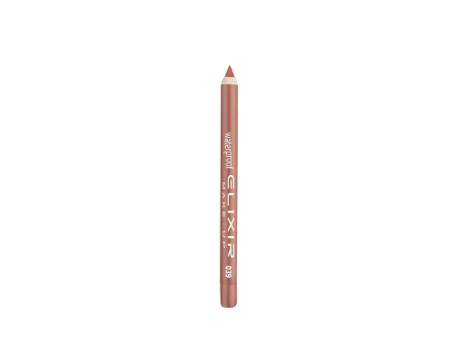 Elixir Waterproof Lip Pencil Αδιάβροχο Μολύβι Χειλιών 039  Light Caramel, 1τμχ  Elixir Waterproof Lip Pencil Αδιάβροχο Μολύβι Χειλιών 039  Light Caramel, 1τμχ