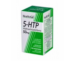 Health Aid 5-HTP 50mg Αμινοξύ που λειτουργεί ως ρυθμιστής της σεροτονίνης & της καλής διάθεσης 60 Ταμπλέτες  Health Aid 5-HTP 50mg Αμινοξύ που λειτουργεί ως ρυθμιστής της σεροτονίνης & της καλής διάθεσης 60 Ταμπλέτες