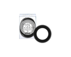 Invisibobble The Elegant Hair Ring Λαστιχάκι Μαλλιών Slim True Black 3 τμχ Invisibobble The Elegant Hair Ring Λαστιχάκι Μαλλιών Slim True Black 3 τμχ