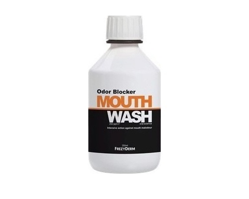 Frezyderm Odor Blocker Mouthwash Στοματικό Διάλυμα Κατά της Στοματικής Κακοσμίας & της Δυσάρεστης Αναπνοής, 250ml    Frezyderm Odor Blocker Mouthwash Στοματικό Διάλυμα Κατά της Στοματικής Κακοσμίας & της Δυσάρεστης Αναπνοής, 250ml