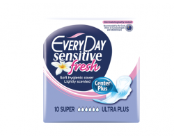 Every Day Sensitive Fresh Center Plus, Σερβιέτες Super Ultra Plus, 10τμχ Every Day Sensitive Fresh Center Plus, Σερβιέτες Super Ultra Plus, 10τμχ