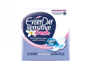 Every Day Sensitive Fresh Center Plus, Σερβιέτες Super Ultra Plus, 10τμχ