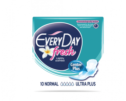 EveryDay Sensitive Fresh Normal Ultra Plus, Σερβιετάκια, 10τμχ. EveryDay Sensitive Fresh Normal Ultra Plus, Σερβιετάκια, 10τμχ.