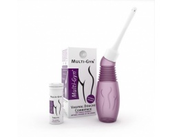 MULTI-GYN  Vaginal Douche Combipack Πουάρ ενδοκολπικών πλύσεων φιλικό προς τη γυναίκα μαζί με 10 δισκία  MULTI-GYN  Vaginal Douche Combipack Πουάρ ενδοκολπικών πλύσεων φιλικό προς τη γυναίκα μαζί με 10 δισκία