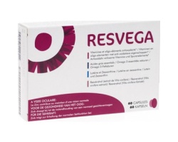 Thea Pharma Resvega Συμπλήρωμα διατροφής για την διατήρηση της φυσιολογικής όρασης 60 κάψουλες  Thea Pharma Resvega Συμπλήρωμα διατροφής για την διατήρηση της φυσιολογικής όρασης 60 κάψουλες