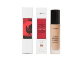 Korres Wild Rose Brightening Foundation SPF15 Άγριο Τριαντάφυλλο WRF3 για Λάμψη & Φυσική Κάλυψη, 30ml Korres Wild Rose Brightening Foundation SPF15 Άγριο Τριαντάφυλλο WRF3 για Λάμψη & Φυσική Κάλυψη, 30ml