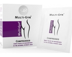 MULTI-GYN Compresses Ανακουφίζει από τις ενοχλήσεις της εξωτερικής ευαίσθητης περιοχής 12 επιθέματα  MULTI-GYN Compresses Ανακουφίζει από τις ενοχλήσεις της εξωτερικής ευαίσθητης περιοχής 12 επιθέματα