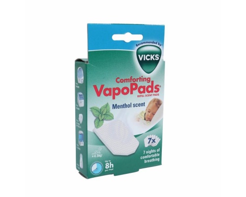 VICKS Vapopads Ανταλλακτικές Ταμπλέτες 7 tabs με άρωμα Μέντας  VICKS Vapopads Ανταλλακτικές Ταμπλέτες 7 tabs με άρωμα Μέντας