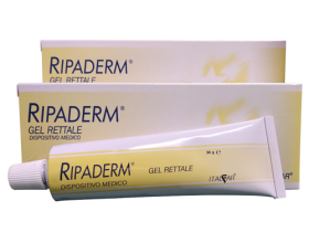 RIPADERM Γέλη για χορήγηση από το ορθό βοηθά την διαδικασία αποκατάστασης 30gr 