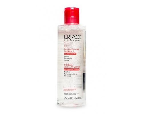 Uriage Eau Micellaire Thermale Peaux Sensibles, Νερό Καθαρισμού Για Ευαίσθητο Δέρμα Χωρίς Άρωμα 250ml  Uriage Eau Micellaire Thermale Peaux Sensibles, Νερό Καθαρισμού Για Ευαίσθητο Δέρμα Χωρίς Άρωμα 250ml
