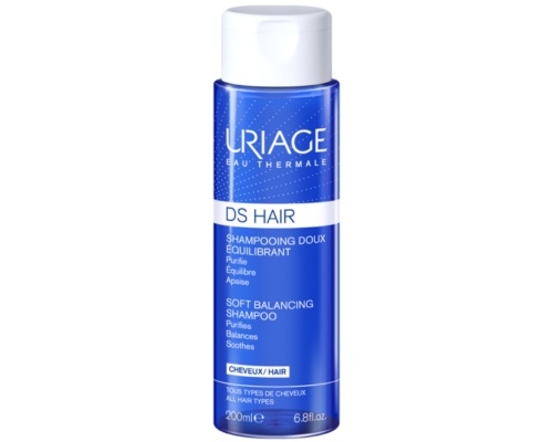 URIAGE DS HAIR Soft Balancing Shampoo για όλους τους τύπους μαλλιών & εξισορρόπησης του τριχωτού 200ml  URIAGE DS HAIR Soft Balancing Shampoo για όλους τους τύπους μαλλιών & εξισορρόπησης του τριχωτού 200ml