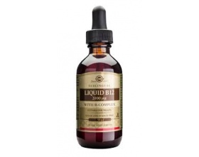 Solgar Liquid B12 with B-complex Συμβάλλει στην Αιμοποίηση στην Ομαλή Λειτουργία του Ανοσοποιητικού 59ml Solgar Liquid B12 with B-complex Συμβάλλει στην Αιμοποίηση στην Ομαλή Λειτουργία του Ανοσοποιητικού 59ml