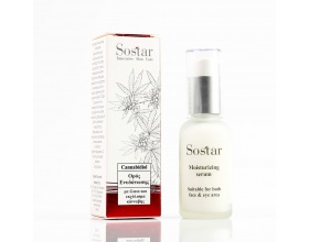 SOSTAR Cannabidiol - Όρος Ενυδάτωσης με έλαιο και εκχύλισμα Κάνναβης 30ml 