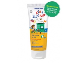 Frezyderm Kids Sun + Nip SPF50+ Παιδικό Αντιηλιακό Γαλάκτωμα για Πρόσωπο & Σώμα με Εντομοαπωθητικούς Παράγοντες, 175ml Frezyderm Kids Sun + Nip SPF50+ Παιδικό Αντιηλιακό Γαλάκτωμα για Πρόσωπο & Σώμα με Εντομοαπωθητικούς Παράγοντες, 175ml
