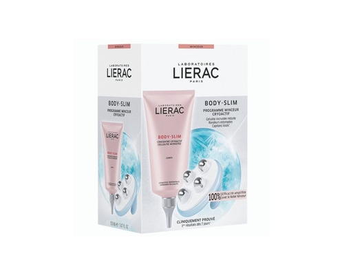Lierac Body-Slim Programme Minceur Cryoactif Πρόγραμμα για Εγκατεστημένη Κυτταρίτιδα & Slimming Roller, 150ml