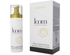 BIOEARTH LOOM Κρέμα για πολύ Ξηρό Δέρμα με 74,5% έκκρμα σαλιγκαριού, 30ml