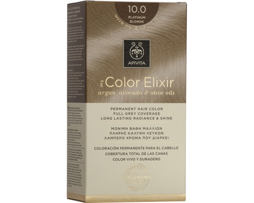 Apivita My Color Elixir No 10.0 Μόνιμη Βαφή Μαλλιών Κατάξανθο, 1 τεμάχιο Apivita My Color Elixir No 10.0 Μόνιμη Βαφή Μαλλιών Κατάξανθο, 1 τεμάχιο