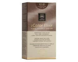 Apivita My Color Elixir No 10.81 Μόνιμη Βαφή Μαλλιών Κατάξανθο Περλέ Σαντρέ, 1 τεμάχιο  Apivita My Color Elixir No 10.81 Μόνιμη Βαφή Μαλλιών Κατάξανθο Περλέ Σαντρέ, 1 τεμάχιο