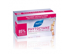Phyto PHYTOCYANE Δράση κατά της τριχόπτωσης & τόνωση της τριχοφυΐας,12 αμπούλες X 7,5 ml 