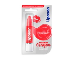 Liposan Poppy Red Nude Crayon Lipstick Περιποιητικό Balm χειλιών με χρώμα κόκκινο και φυσικά έλαια 3gr 
