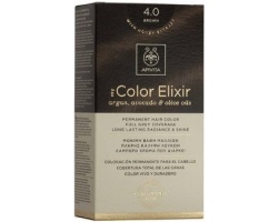 Apivita My Color Elixir No 4.0 Μόνιμη Βαφή Μαλλιών Καστανό 1 τεμάχιο  Apivita My Color Elixir No 4.0 Μόνιμη Βαφή Μαλλιών Καστανό 1 τεμάχιο