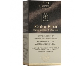 Apivita My Color Elixir No 6.78 Μόνιμη Βαφή Μαλλιών Ξανθό Σκούρο Μπέζ Περλέ, 1 τεμάχιο 
