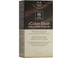 Apivita My Color Elixir No 5.4 Μόνιμη Βαφή Μαλλιών Καστανό ανοιχτό χάλκινο 1 τεμάχιο Apivita My Color Elixir No 5.4 Μόνιμη Βαφή Μαλλιών Καστανό ανοιχτό χάλκινο 1 τεμάχιο
