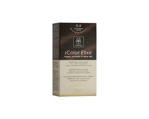 Apivita My Color Elixir No 5.4 Μόνιμη Βαφή Μαλλιών Καστανό ανοιχτό χάλκινο 1 τεμάχιο Apivita My Color Elixir No 5.4 Μόνιμη Βαφή Μαλλιών Καστανό ανοιχτό χάλκινο 1 τεμάχιο
