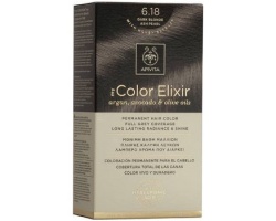  Apivita My Color Elixir Μόνιμη Βαφή Μαλλιών No 6.18 Ξανθό Σκούρο Σαντρέ Περλέ, 1 τεμάχιο  