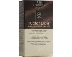 Apivita My Color Elixir No 7.35 Μόνιμη Βαφή Μαλλιών Ξανθό Μελί Μαονί, 1 τεμάχιο  Apivita My Color Elixir No 7.35 Μόνιμη Βαφή Μαλλιών Ξανθό Μελί Μαονί, 1 τεμάχιο