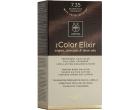 Apivita My Color Elixir No 7.35 Μόνιμη Βαφή Μαλλιών Ξανθό Μελί Μαονί, 1 τεμάχιο 