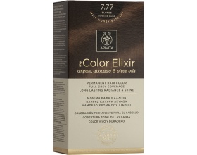 Apivita My Color Elixir Μόνιμη Βαφή Μαλλιών No 7.77 Ξανθό Έντονο Μπεζ, 1 τεμάχιο 