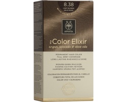 Apivita My Color Elixir No 8.38 Μόνιμη Βαφή Μαλλιών Ξανθό Ανοιχτό Μελί Περλέ, 1 τεμάχιο Apivita My Color Elixir No 8.38 Μόνιμη Βαφή Μαλλιών Ξανθό Ανοιχτό Μελί Περλέ, 1 τεμάχιο