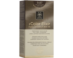 Apivita My Color Elixir No 9.87 Μόνιμη Βαφή Μαλλιών Ξανθό Πολύ Ανοιχτό Περλέ Μπέζ, 1 τεμάχιο Apivita My Color Elixir No 9.87 Μόνιμη Βαφή Μαλλιών Ξανθό Πολύ Ανοιχτό Περλέ Μπέζ, 1 τεμάχιο