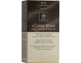  Apivita My Color Elixir Μόνιμη Βαφή Μαλλιών No 6.0 Ξανθό Σκούρο, 1 τεμάχιο  
