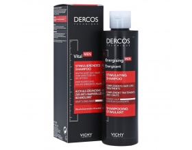 Vichy Dercos Shampoo Energissant Homme Δυναμωτικό Σαμπουάν Κατά Της Τριχόπτωσης Για Άνδρες, 200ml