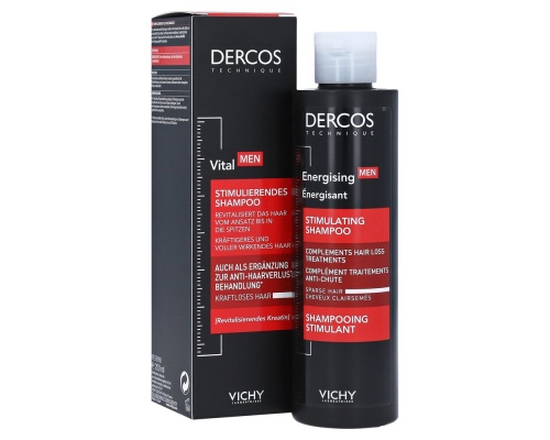 Vichy Dercos Shampoo Energissant Homme Δυναμωτικό Σαμπουάν Κατά Της Τριχόπτωσης Για Άνδρες, 200ml Vichy Dercos Shampoo Energissant Homme Δυναμωτικό Σαμπουάν Κατά Της Τριχόπτωσης Για Άνδρες, 200ml