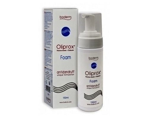  Boderm Oliprox Foam Αφρός Καθαρισμού για την Αντιμετώπιση της Σμηγματορροϊκής Δερματίδας στο Σώμα & στο Κεφάλι, 150ml  