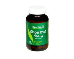 Health Aid Ginger Root 560mg Συμπλήρωμα με εκχύλισμα πιπερόριζας που συμβάλει στην υγεία του γαστρεντερικού συστήματος, 60tbs Health Aid Ginger Root 560mg Συμπλήρωμα με εκχύλισμα πιπερόριζας που συμβάλει στην υγεία του γαστρεντερικού συστήματος, 60tbs