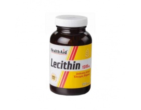 Health Aid Lecithin 1200mg Συμπλήρωμα Διατροφής με Λεκιθίνη, 100 κάψουλες